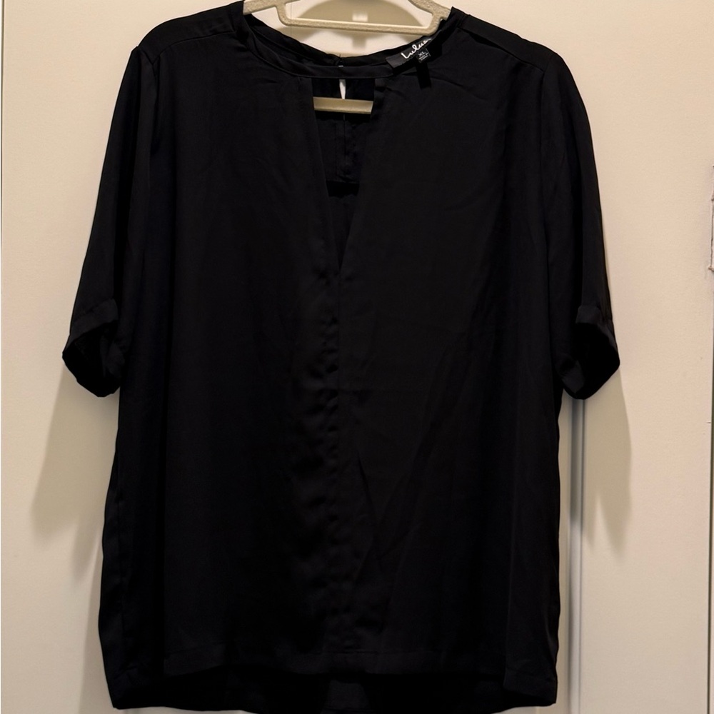 Lulu's Classic Black Blouse